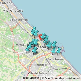 Mappa Viale Leopoldo Muzii, 65123 Pescara PE, Italia (1.3425)