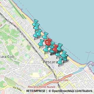 Mappa Viale Leopoldo Muzii, 65123 Pescara PE, Italia (0.63)