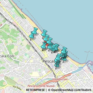 Mappa Viale Leopoldo Muzii, 65123 Pescara PE, Italia (0.684)