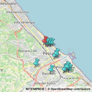 Mappa Via Michelangelo Castagna, 65123 Pescara PE, Italia (1.8325)