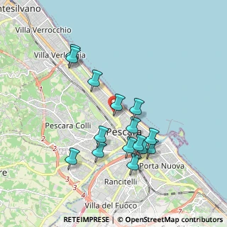 Mappa Via Michelangelo Castagna, 65123 Pescara PE, Italia (1.84867)