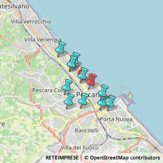 Mappa Via Michelangelo Castagna, 65123 Pescara PE, Italia (1.27417)