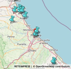 Mappa Via Michelangelo Castagna, 65123 Pescara PE, Italia (22.045)