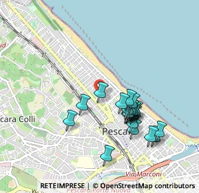 Mappa Via Michelangelo Castagna, 65123 Pescara PE, Italia (0.891)