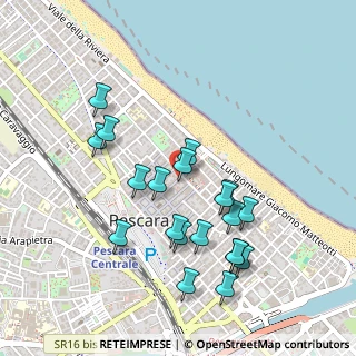 Mappa Piazza della Rinascita, 65100 Pescara PE, Italia (0.495)