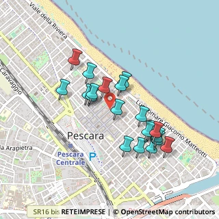 Mappa Piazza della Rinascita, 65100 Pescara PE, Italia (0.421)