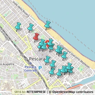 Mappa Piazza della Rinascita, 65100 Pescara PE, Italia (0.475)