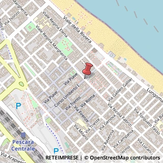 Mappa Piazza della Rinascita, 65, 65122 Pescara, Pescara (Abruzzo)