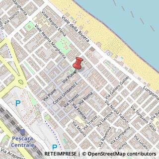 Mappa Piazza della Rinascita, 52, 65122 Pescara, Pescara (Abruzzo)