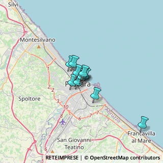 Mappa Via Carlo Goldoni, 65122 Pescara PE, Italia (1.73091)