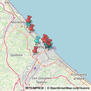 Mappa Via Carlo Goldoni, 65122 Pescara PE, Italia (2.13)