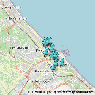 Mappa Via Carlo Goldoni, 65122 Pescara PE, Italia (1.20909)