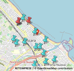 Mappa Via G. Carducci, 65122 Pescara PE, Italia (1.15625)