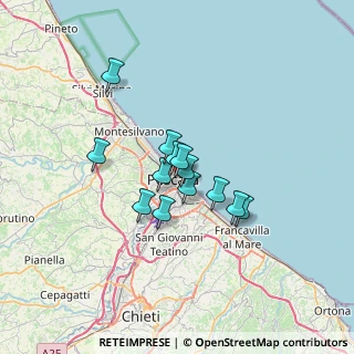 Mappa Via Carlo Goldoni, 65122 Pescara PE, Italia (4.72308)