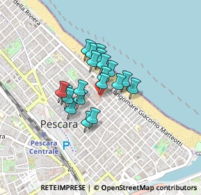 Mappa Via G. Carducci, 65122 Pescara PE, Italia (0.283)