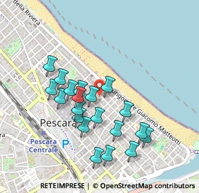 Mappa Via G. Carducci, 65122 Pescara PE, Italia (0.4495)