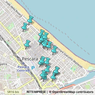 Mappa Via Carlo Goldoni, 65122 Pescara PE, Italia (0.455)
