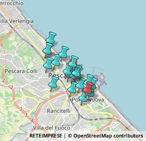 Mappa Lungomare G. Matteotti, 65122 Pescara PE, Italia (1.2635)