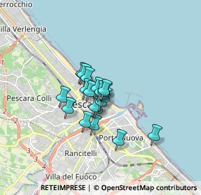 Mappa Lungomare G. Matteotti, 65122 Pescara PE, Italia (1.02947)