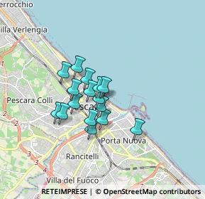 Mappa Lungomare G. Matteotti, 65122 Pescara PE, Italia (1.21625)