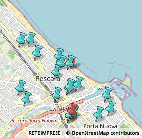 Mappa Lungomare G. Matteotti, 65122 Pescara PE, Italia (1.1505)