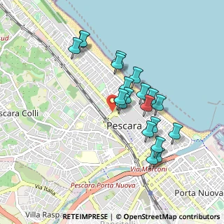 Mappa Via Michelangelo, 65124 Pescara PE, Italia (0.8545)