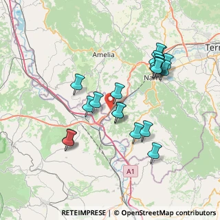 Mappa E45, 01028 Orte VT, Italia (7.5035)
