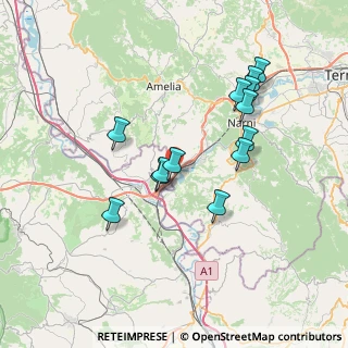 Mappa E45, 01028 Orte VT, Italia (7.11308)