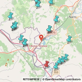 Mappa E45, 01028 Orte VT, Italia (6.071)