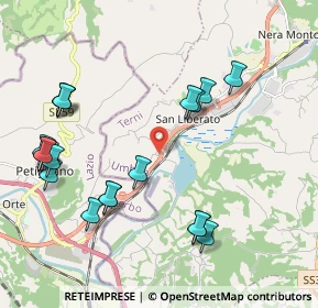 Mappa E45, 05035 Narni TR, Italia (2.432)