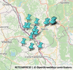 Mappa E45, 05035 Narni TR, Italia (11.4655)