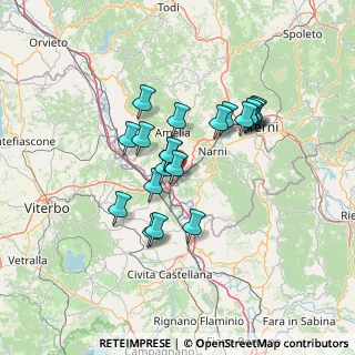 Mappa E45, 01028 Orte VT, Italia (11.4655)