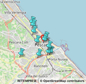 Mappa Via Giuseppe Mazzini, 65121 Pescara PE, Italia (1.23909)