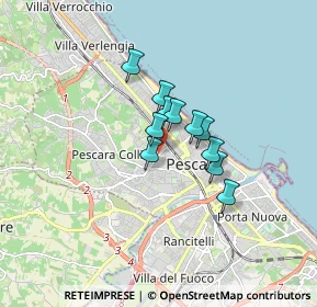 Mappa Via del Santuario, 65126 Pescara PE, Italia (1.07727)