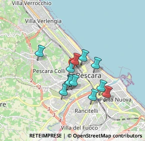 Mappa Via del Santuario, 65126 Pescara PE, Italia (1.34917)