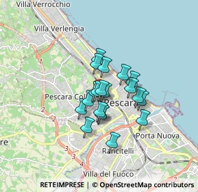Mappa Via del Santuario, 65126 Pescara PE, Italia (1.1425)