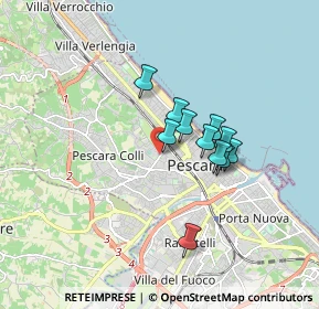 Mappa Via del Santuario, 65126 Pescara PE, Italia (1.28364)