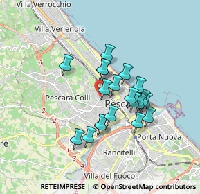 Mappa Via del Santuario, 65126 Pescara PE, Italia (1.4275)