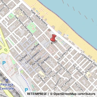 Mappa Piazza della Rinascita, 35, 65122 Pescara, Pescara (Abruzzo)