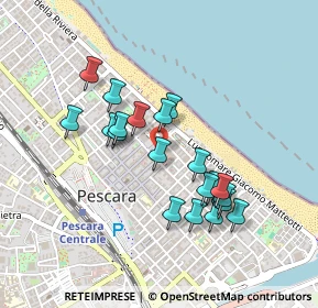 Mappa Piazza della Rinascita, 65122 Pescara PE, Italia (0.416)