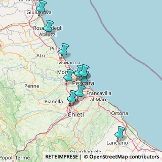 Mappa Via Raffaello Sanzio, 65100 Pescara PE, Italia (13.64727)