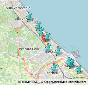 Mappa Via Raffaello Sanzio, 65100 Pescara PE, Italia (2.22091)