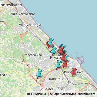 Mappa Via Raffaello Sanzio, 65100 Pescara PE, Italia (1.68385)