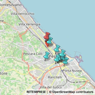 Mappa Via Raffaello Sanzio, 65100 Pescara PE, Italia (1.34727)