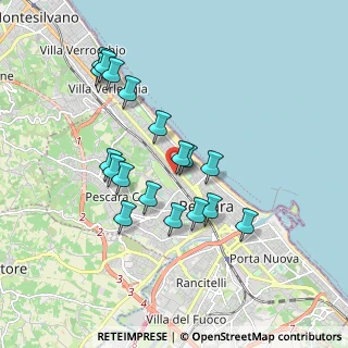 Mappa Via Raffaello Sanzio, 65100 Pescara PE, Italia (1.77278)
