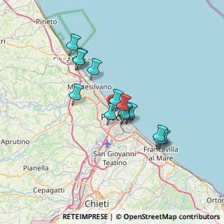 Mappa Via Raffaello Sanzio, 65100 Pescara PE, Italia (5.85071)