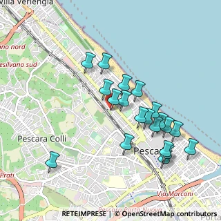 Mappa Via Raffaello Sanzio, 65100 Pescara PE, Italia (0.9675)