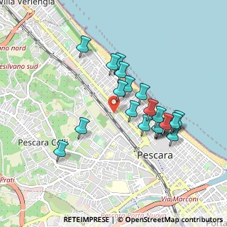 Mappa Via Raffaello Sanzio, 65100 Pescara PE, Italia (0.866)