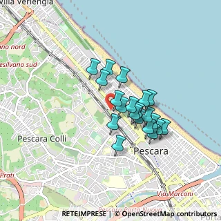 Mappa Via Raffaello Sanzio, 65100 Pescara PE, Italia (0.674)