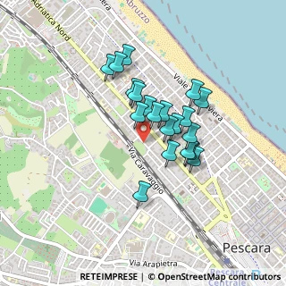 Mappa Via Raffaello Sanzio, 65100 Pescara PE, Italia (0.34)